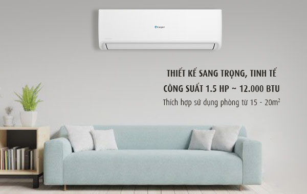 Máy lạnh Casper 1.5 HP SC-12FS32 - Thiết kế sang trọng, công suất 9000 BTU